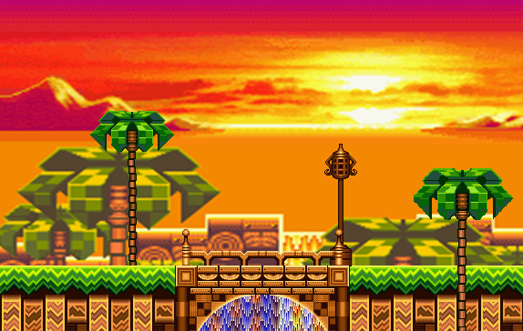 Green hill zone background by sonicmechaomega999 on DeviantArt