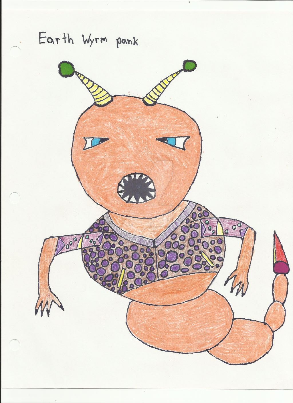 Earth Wyrm Punk by VyreRain on DeviantArt