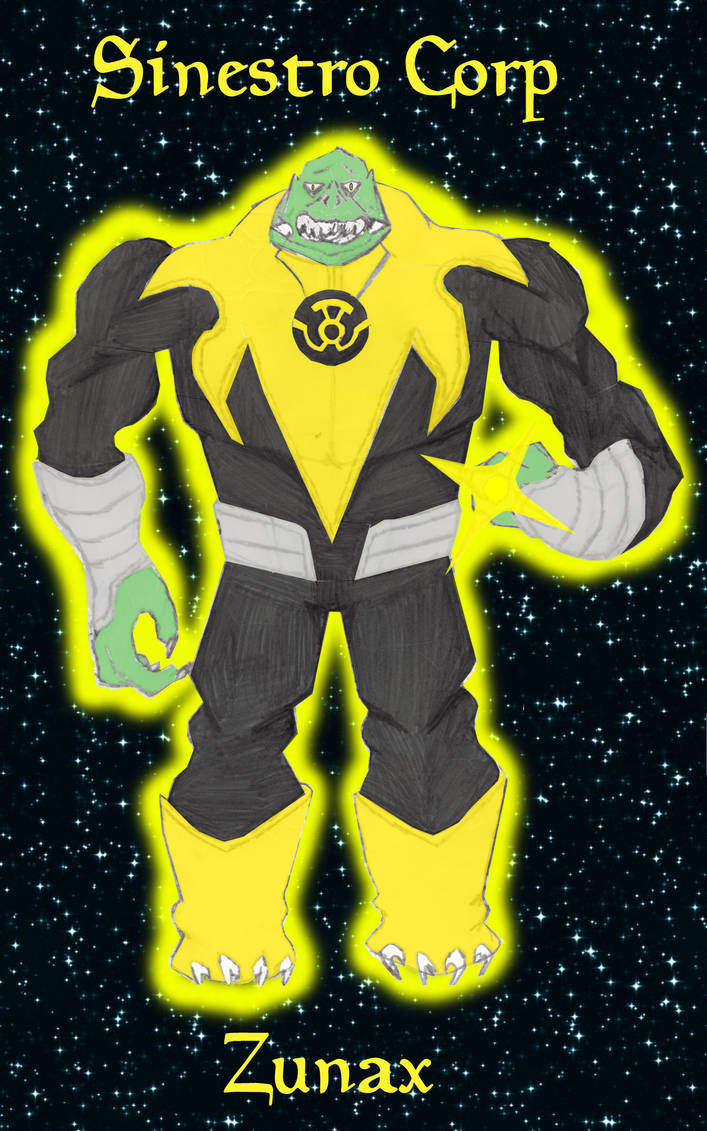 Zunax of Sinestro Corp Revised