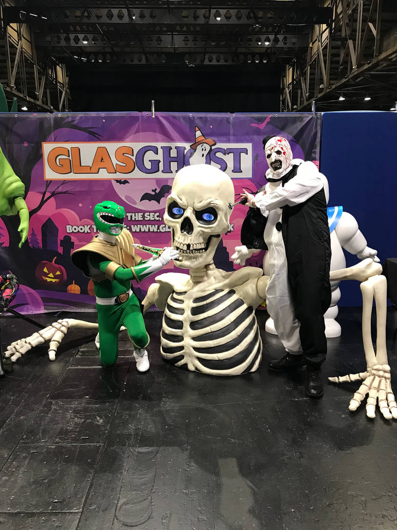 Art and Green Ranger Giant Skeleton Battle by BeccaLupin on DeviantArt