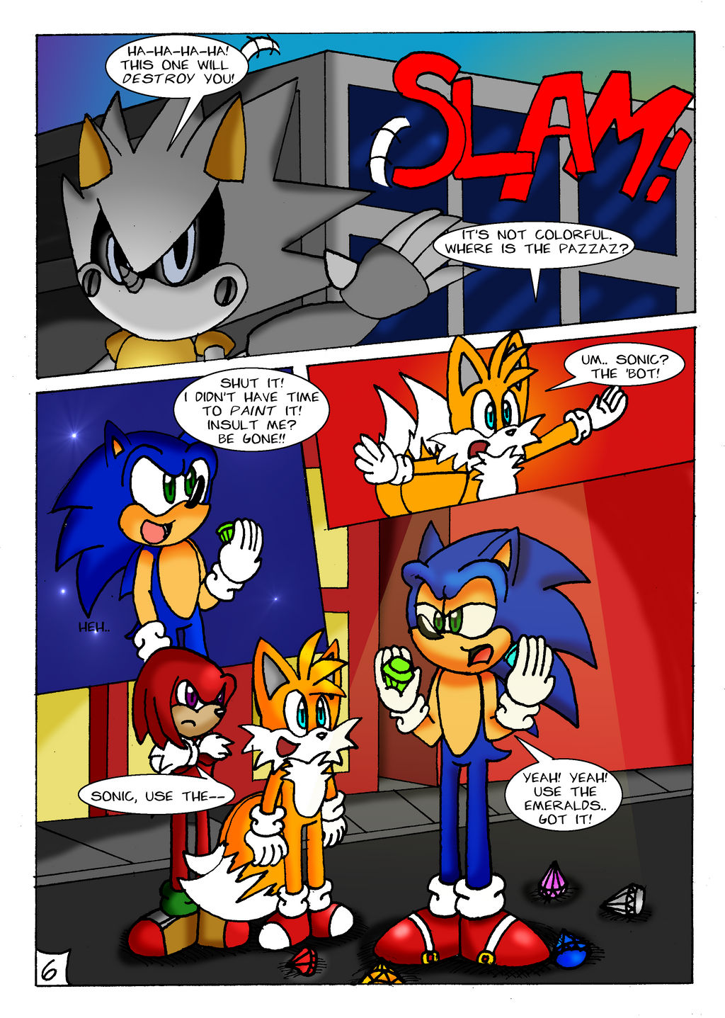 Mecha Sonic plays Sonic 3 & Knuckles Introduction - Comic Studio