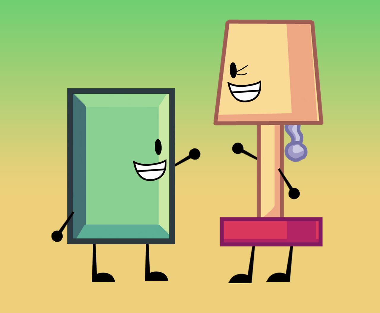 Emerald and Floor Lamp by ProcyonDenebAnimator on DeviantArt