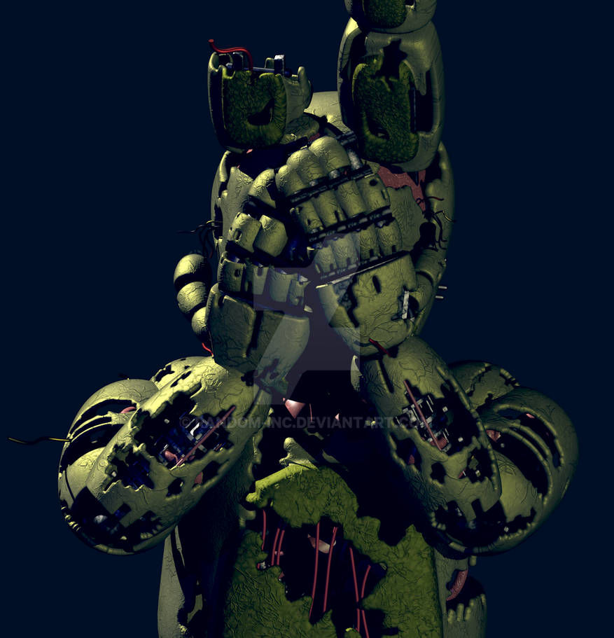 Spring Trap Beta Design Springtrap Test Render by Random-Inc on DeviantArt