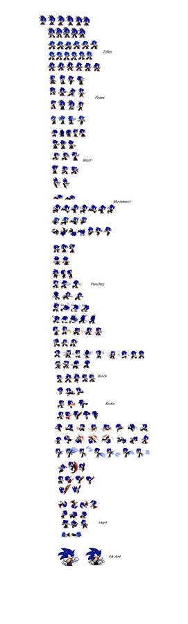 Arch's Sprite Sheet 5% Done