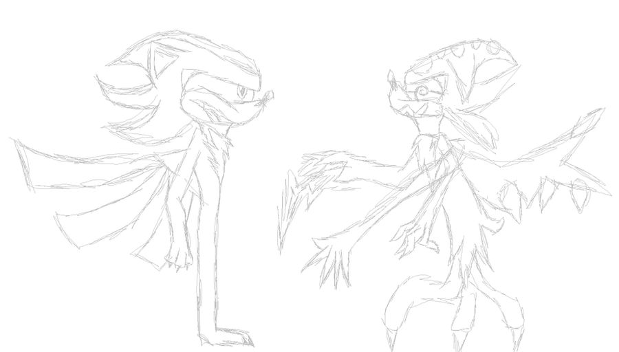 Bad Shadow good and bad shadow sketch by ArceusOpener on DeviantArt