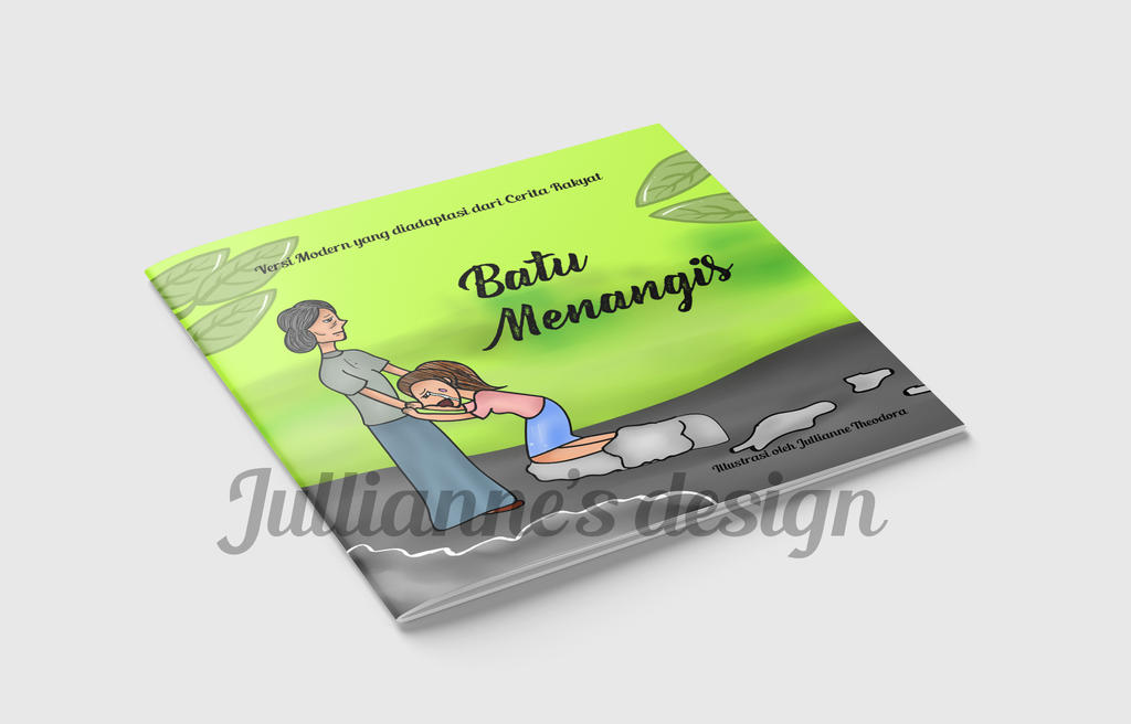 Cover Book Design Legenda Batu Menangis By Annebowbow On Deviantart