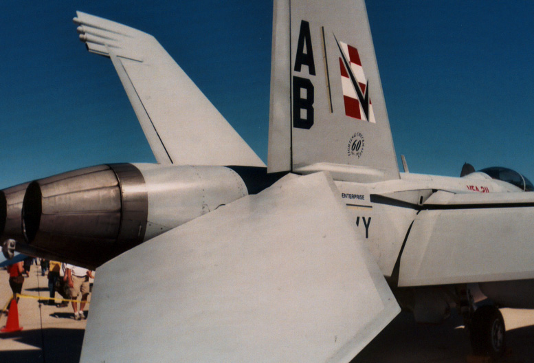 F/A-18 Tail and Exhaust Ports by Jarndahusky