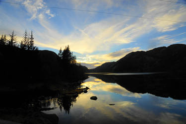 Sunset in norway