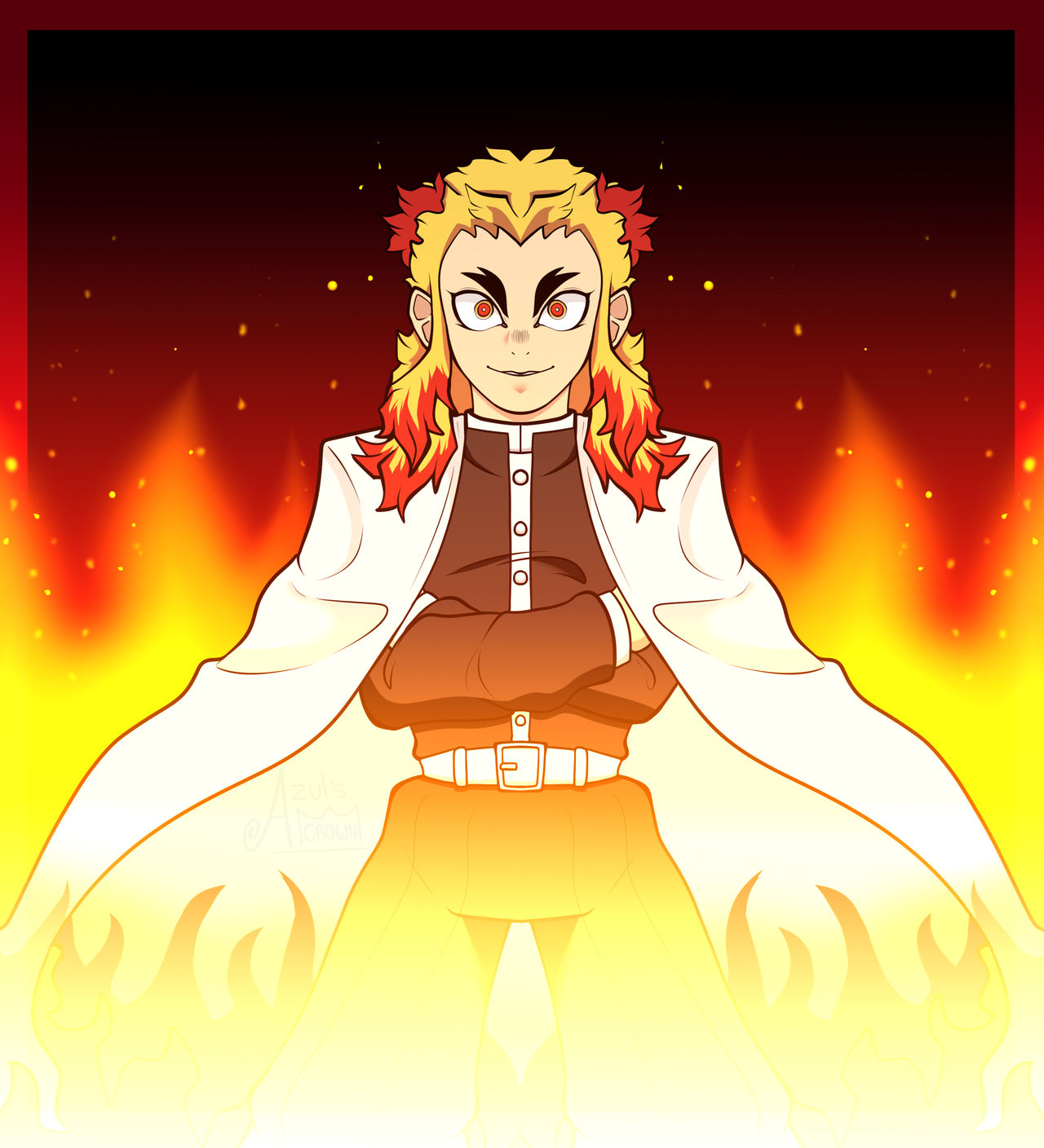 Rengoku by AzulsCrown1117 on DeviantArt