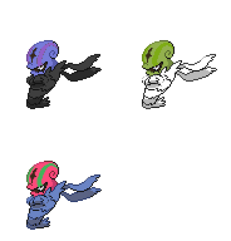Accelgor Sprite Recolors 1 By Yellowcoolpokemonman On Deviantart