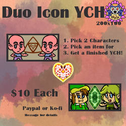 Duo Icon YCH - 3/3 SLOTS OPEN