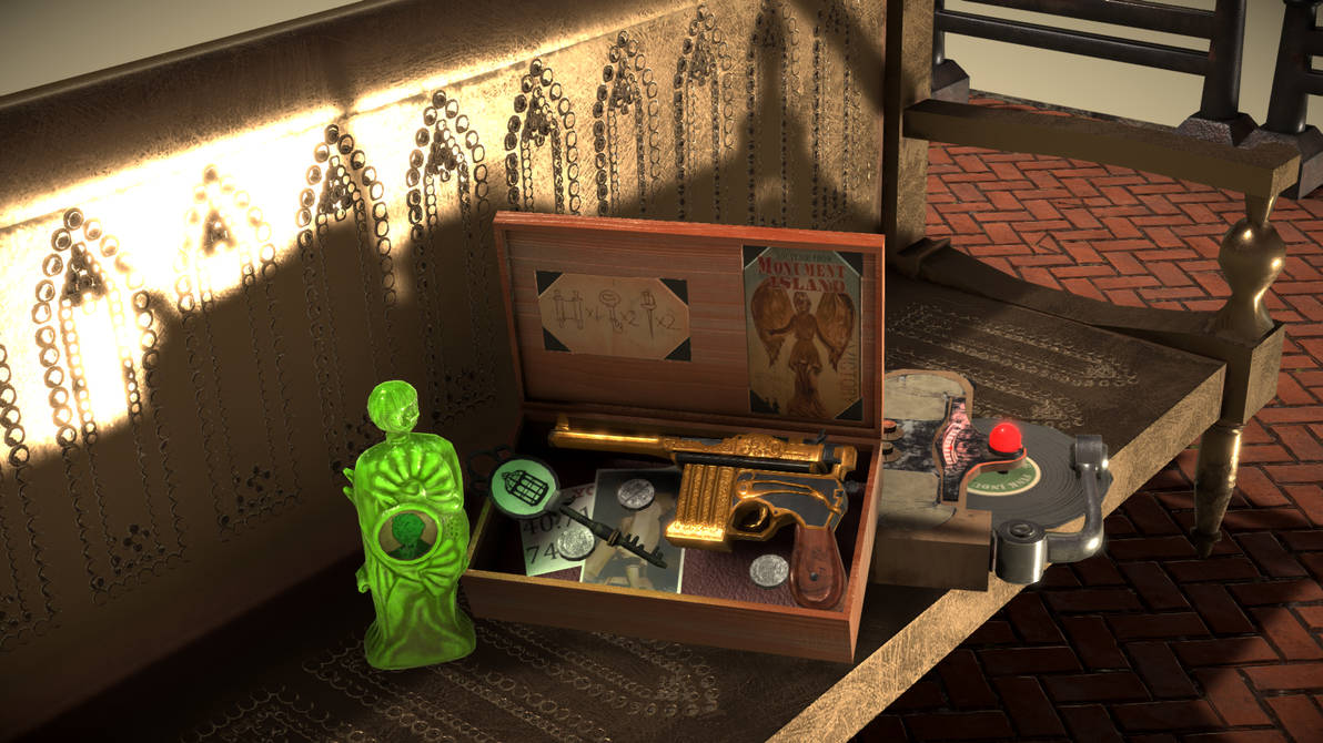 Bioshock Object Prop Bioshock Infinite Prop Tableau by labrattish on DeviantArt