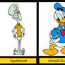 Squidward vs Donald Duck