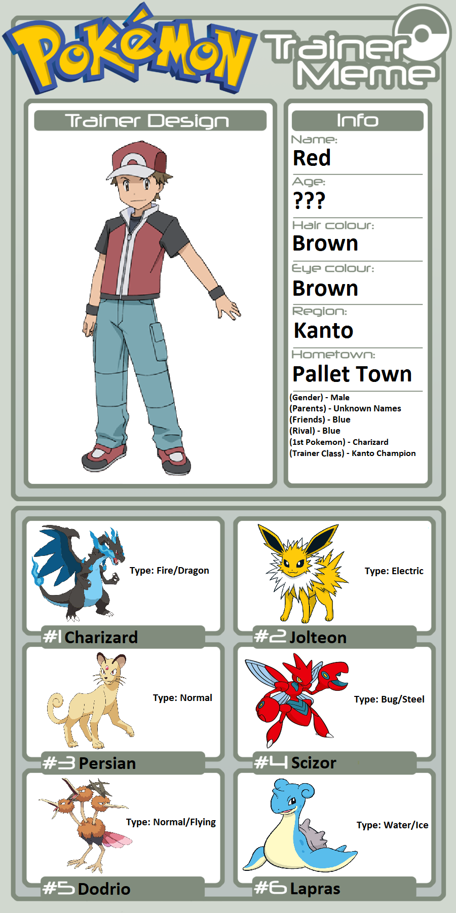 Red (Pokemon: The Origin) - Clubs 