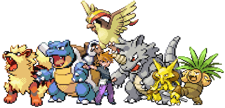 Gennemsigtig Giv rettigheder omhyggeligt Blue Pokemon Origins Team Fire Red and Leaf Green by rbta123 on DeviantArt