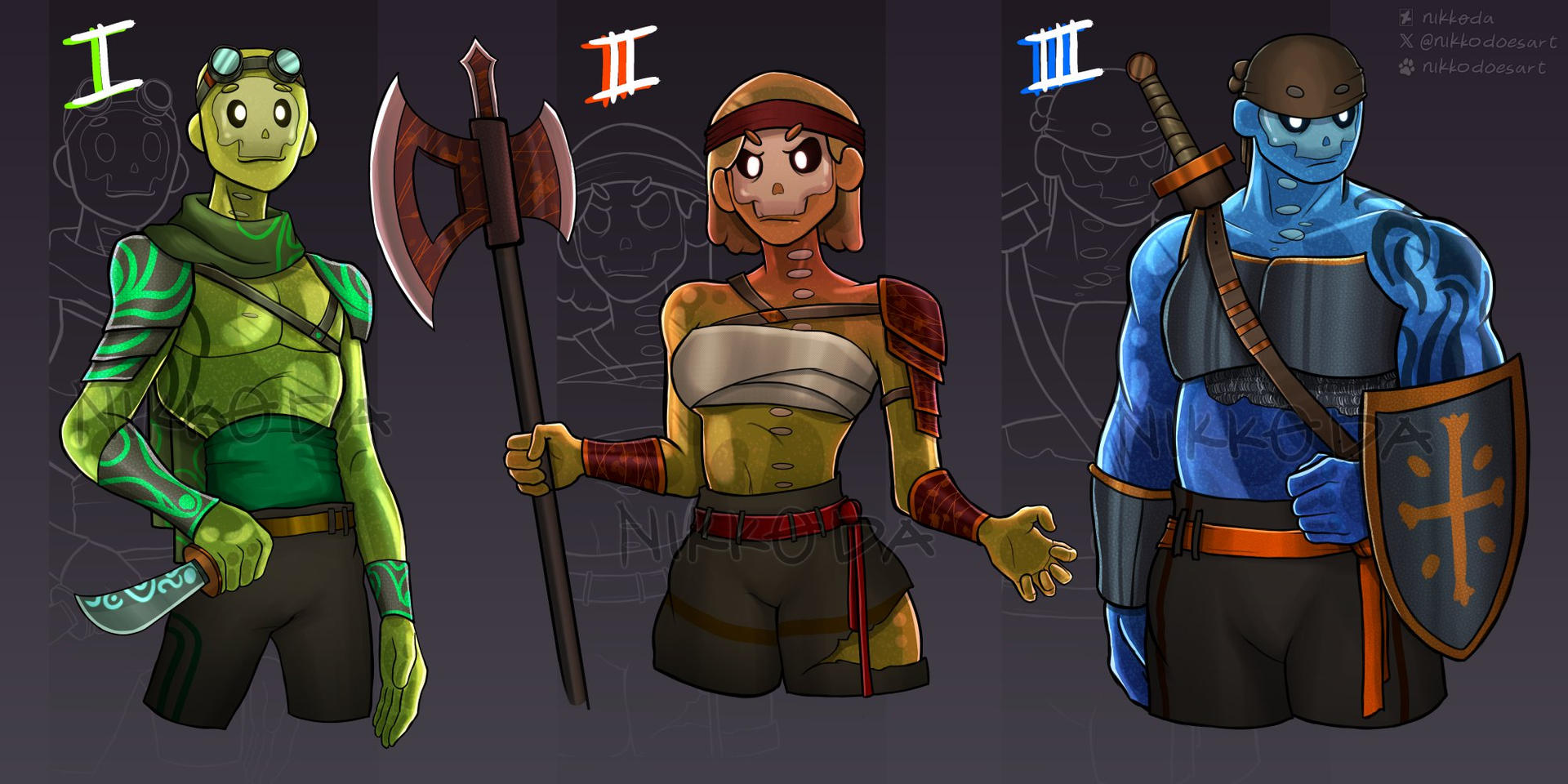 SLIME WARRIORS (OPEN) ADOPTS by Nikk0da on DeviantArt