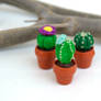 Miniature cactus pots