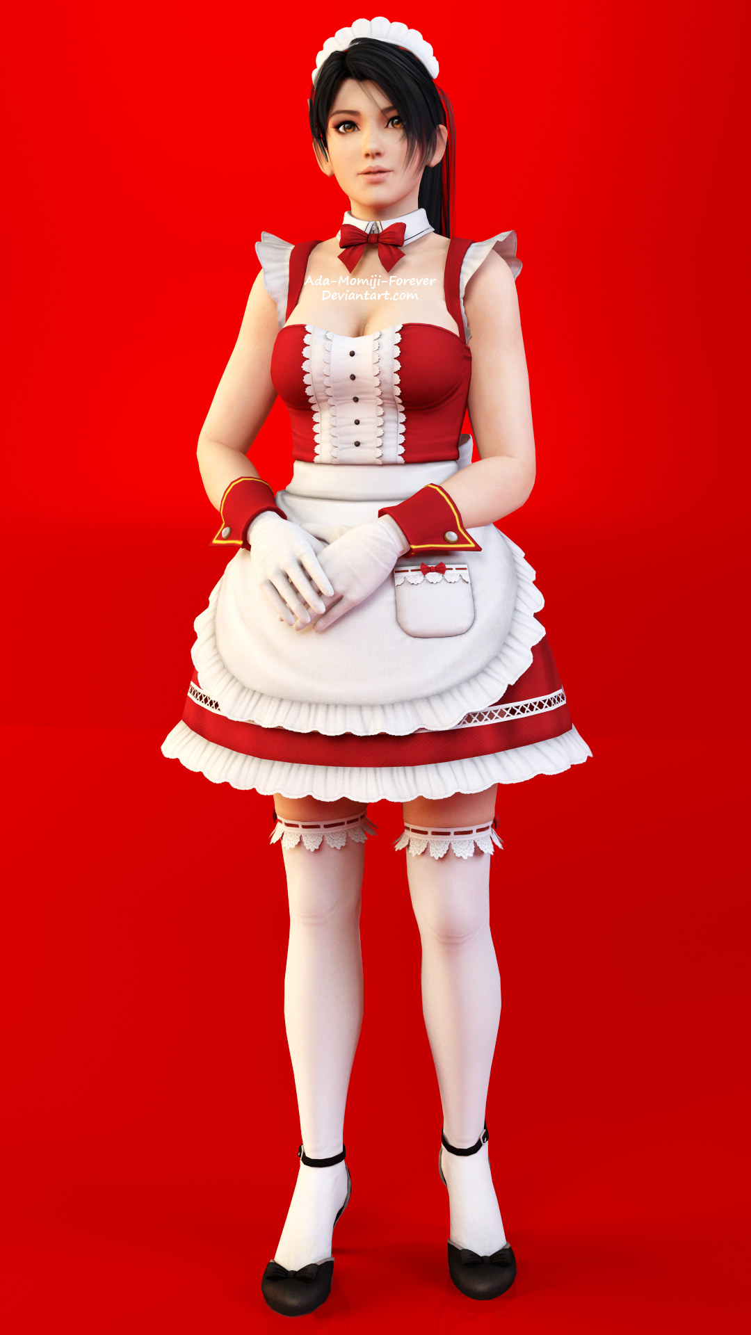 Momiji Maid Render