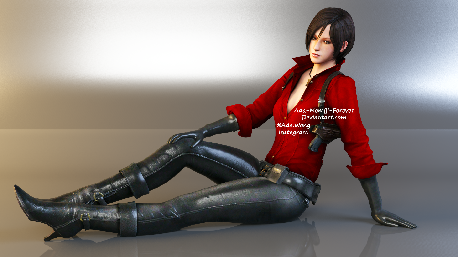 Ada Wong Sitting Render