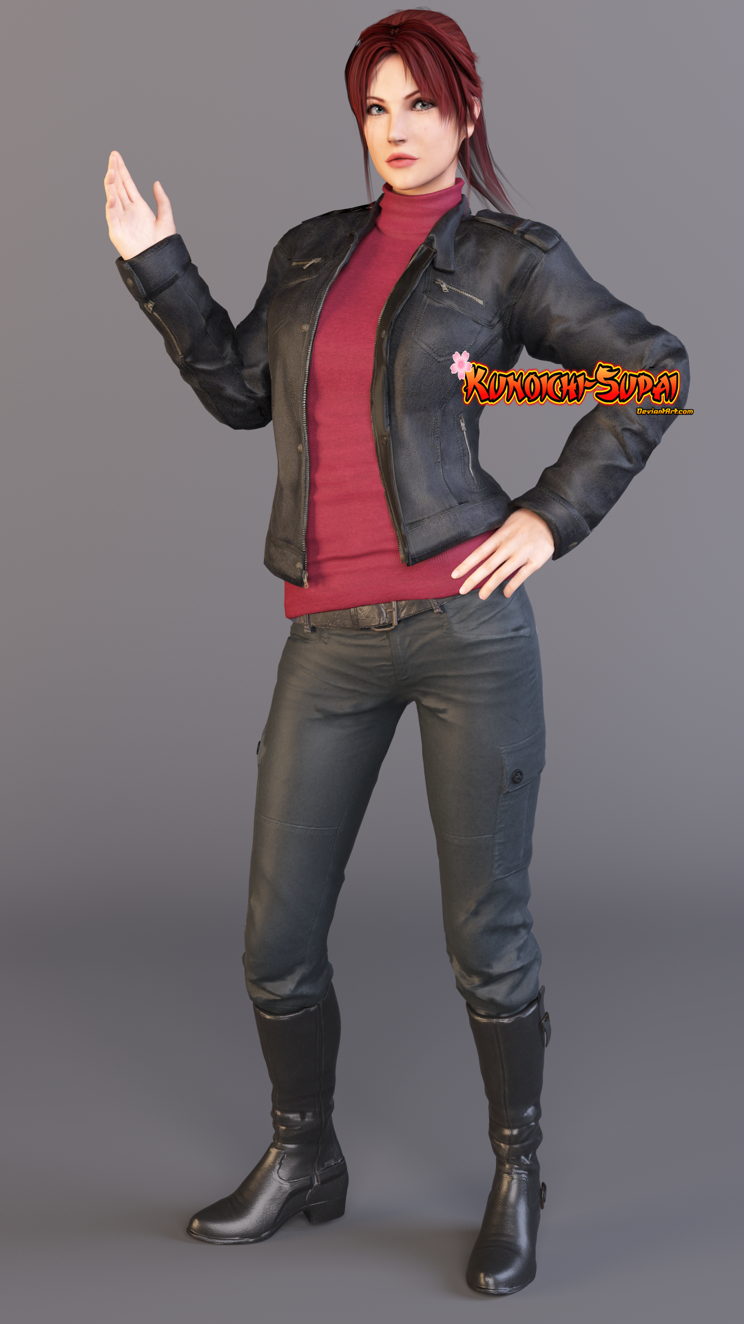 Claire Redfield Revelations 2 Render by BIOTENGU on DeviantArt