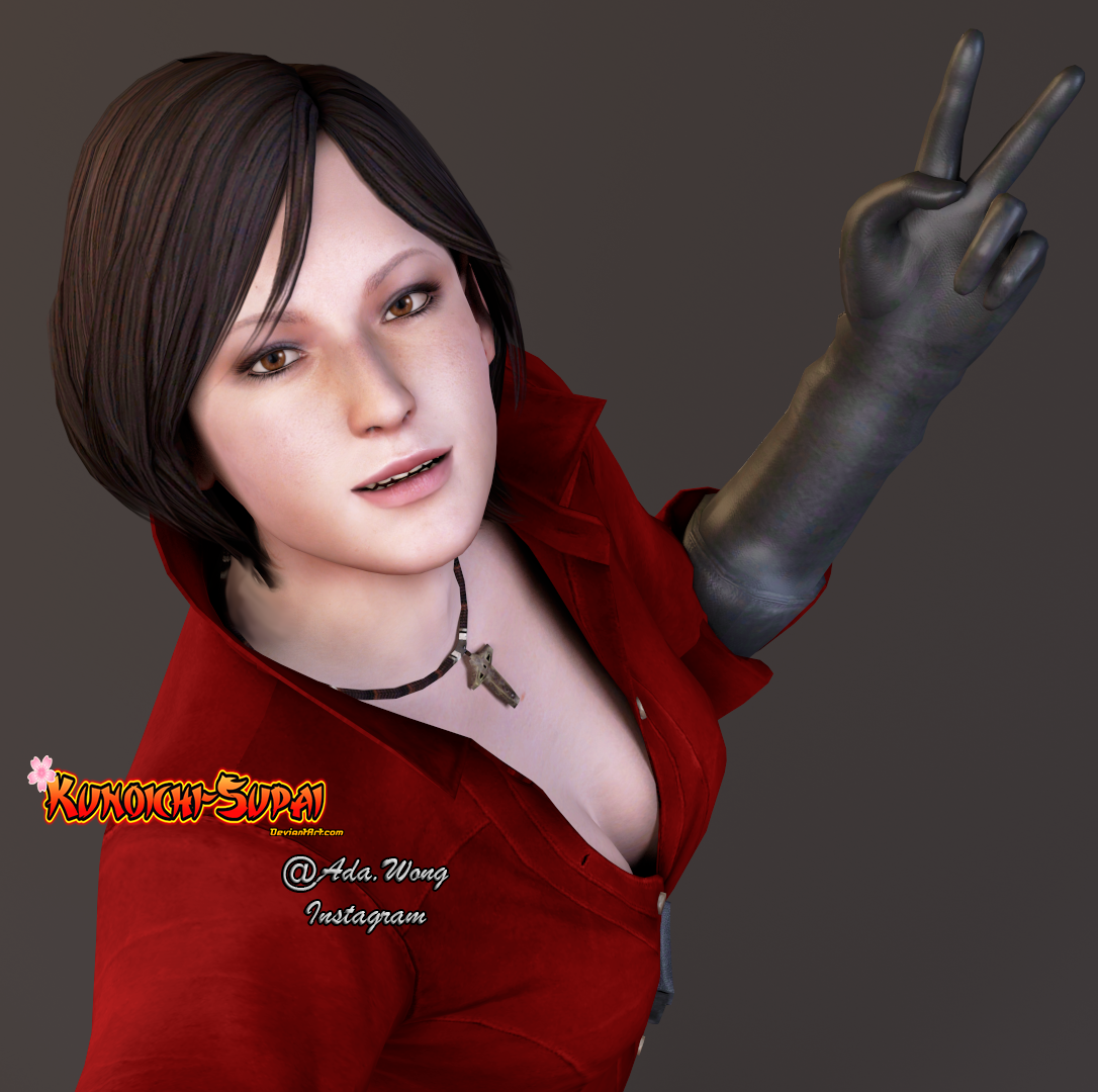 Ada Wong Selfie Render