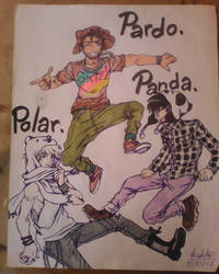 -Dibujos al Azar/Pardo, Panda y Polar.