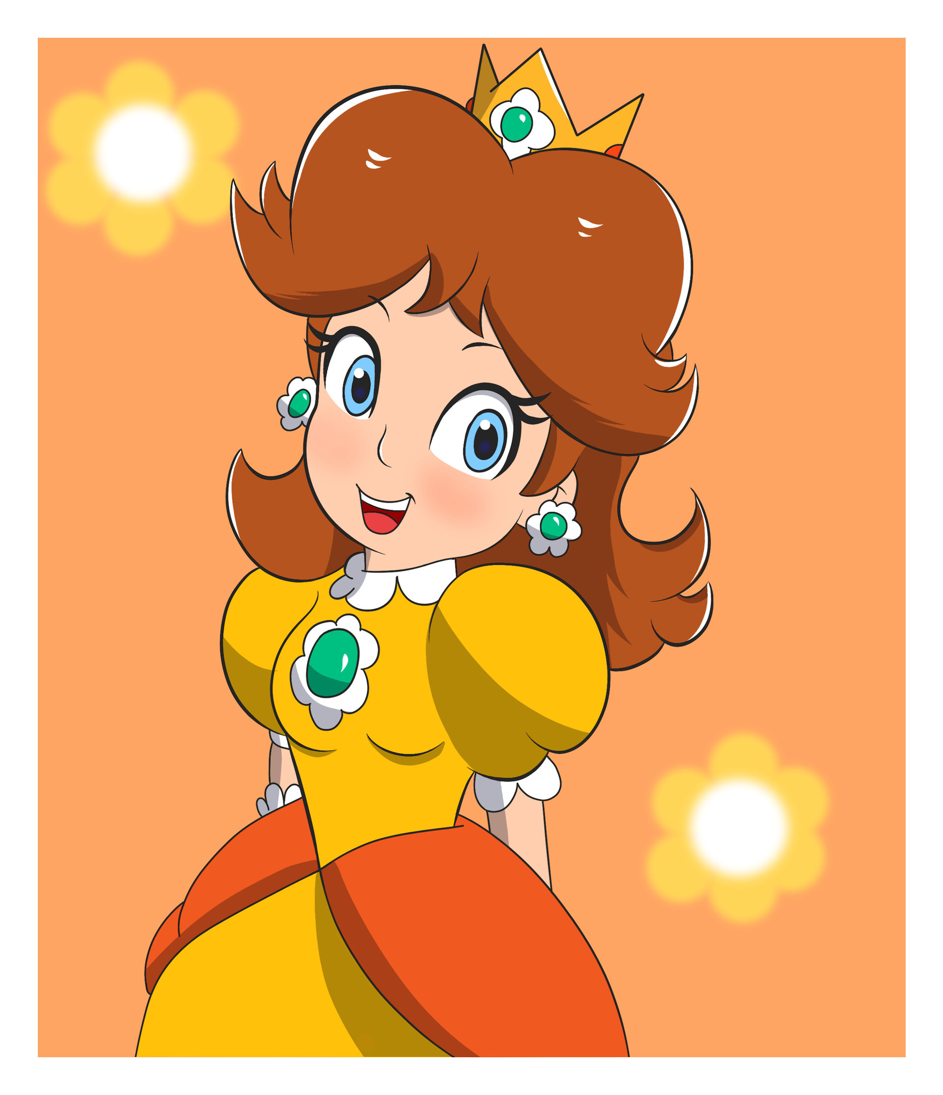 Princess Daisy (2021) by FenrirSeven on DeviantArt