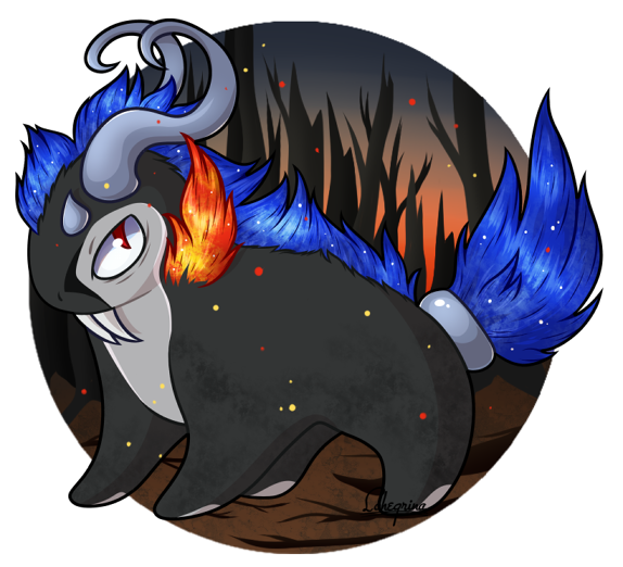 Fire Raven Color Fire Raven sticker by Lohegrina on DeviantArt