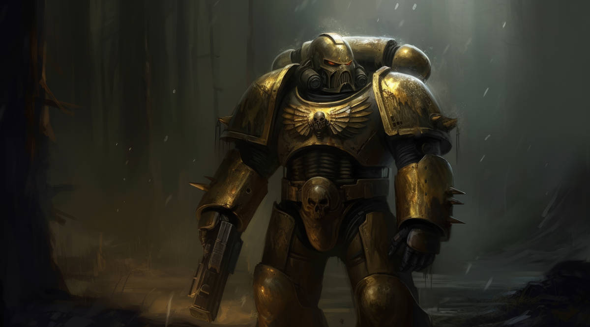 Gold Raptor Marines A Golden Space Marine by DANLOE on DeviantArt