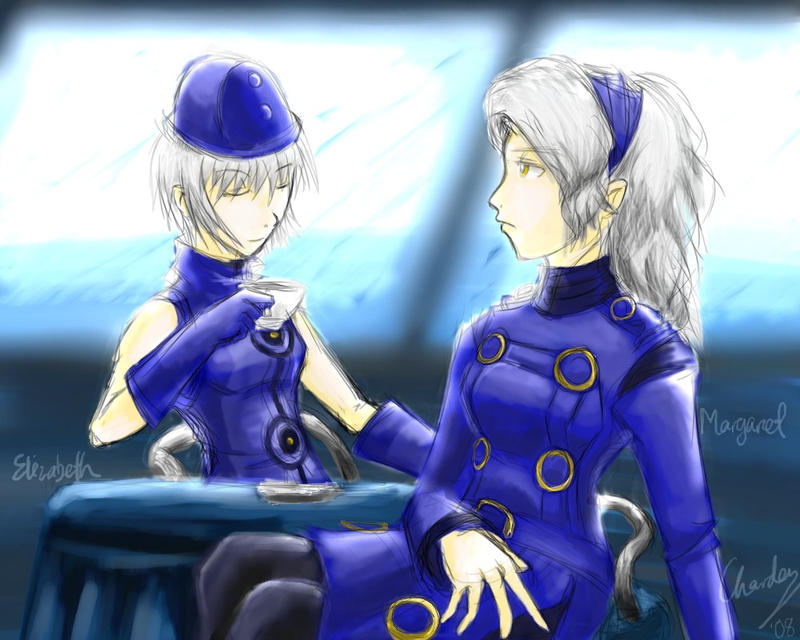 P3+P4: Blue hostesses