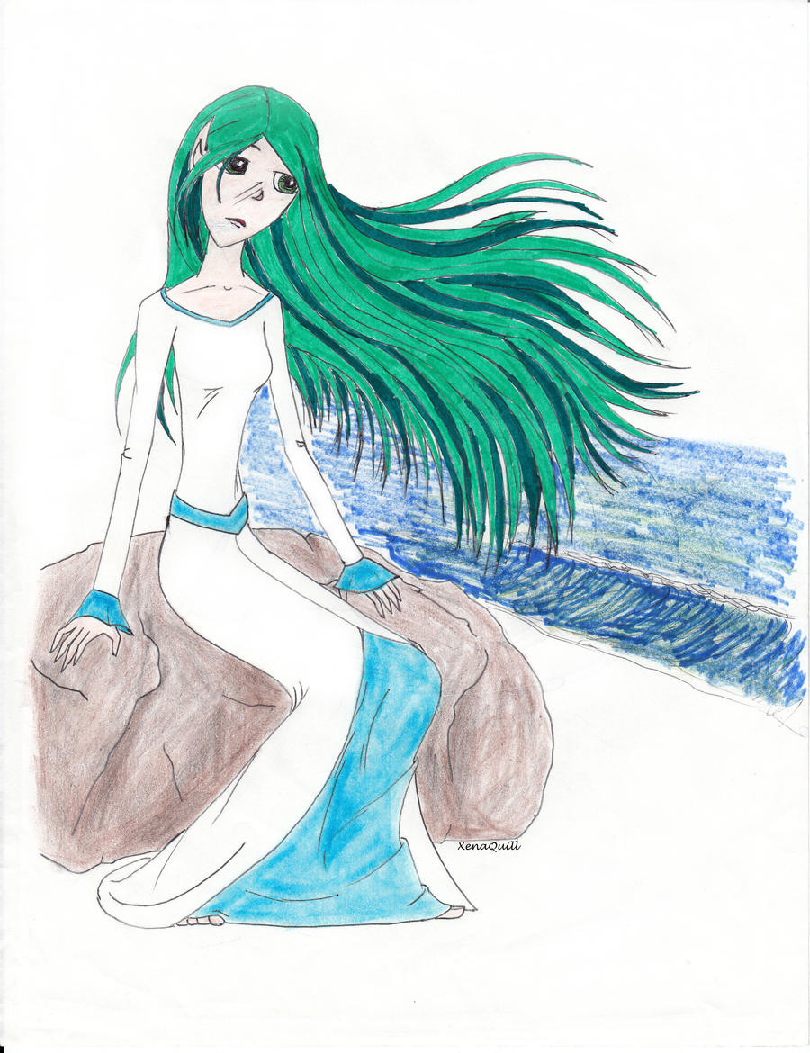 Green-haired Shore Girl