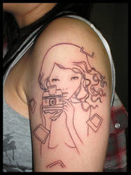 Photograph Girl Tattoo