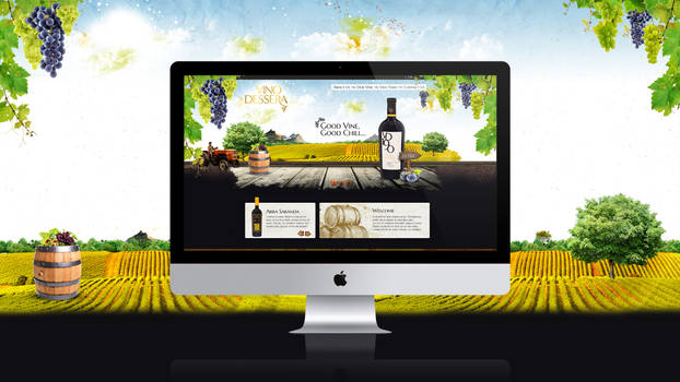 Wine web design
