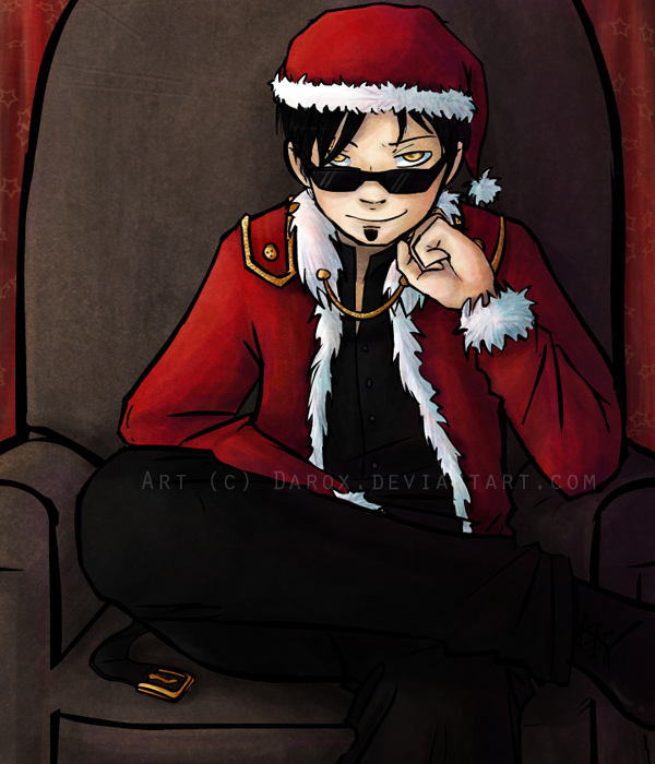 Why not sit on Santa's lap?