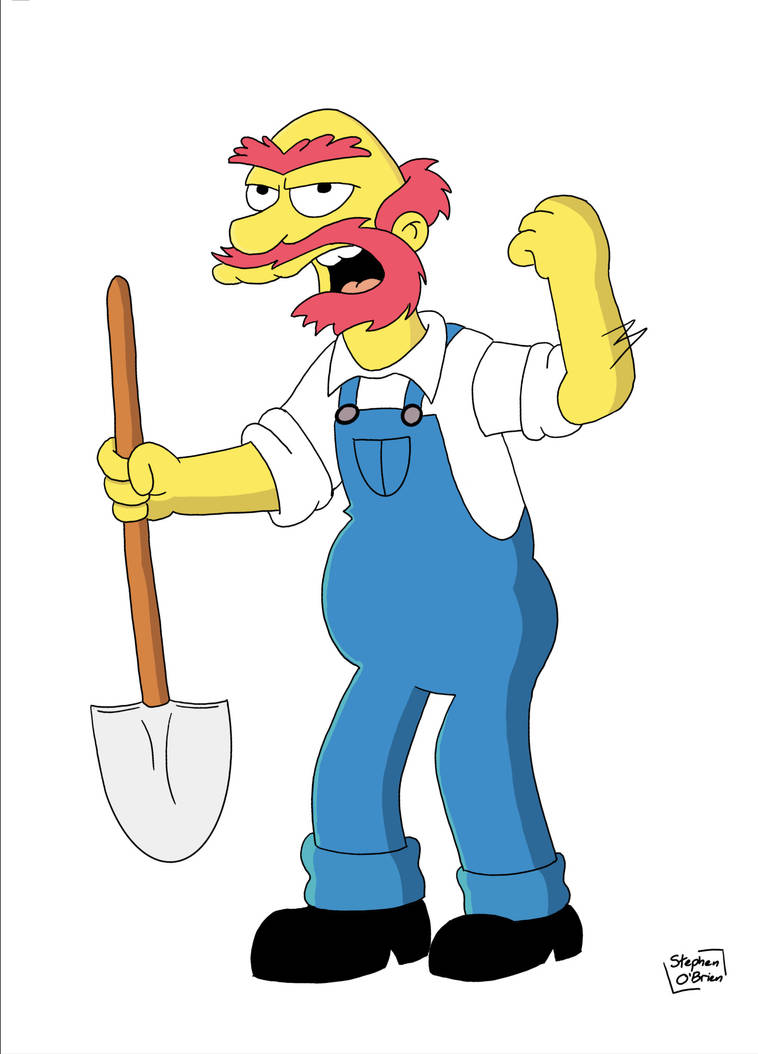 Groundskeeper Groundskeeper Willie (The Simpsons) by StephenOBrien666 on DeviantArt