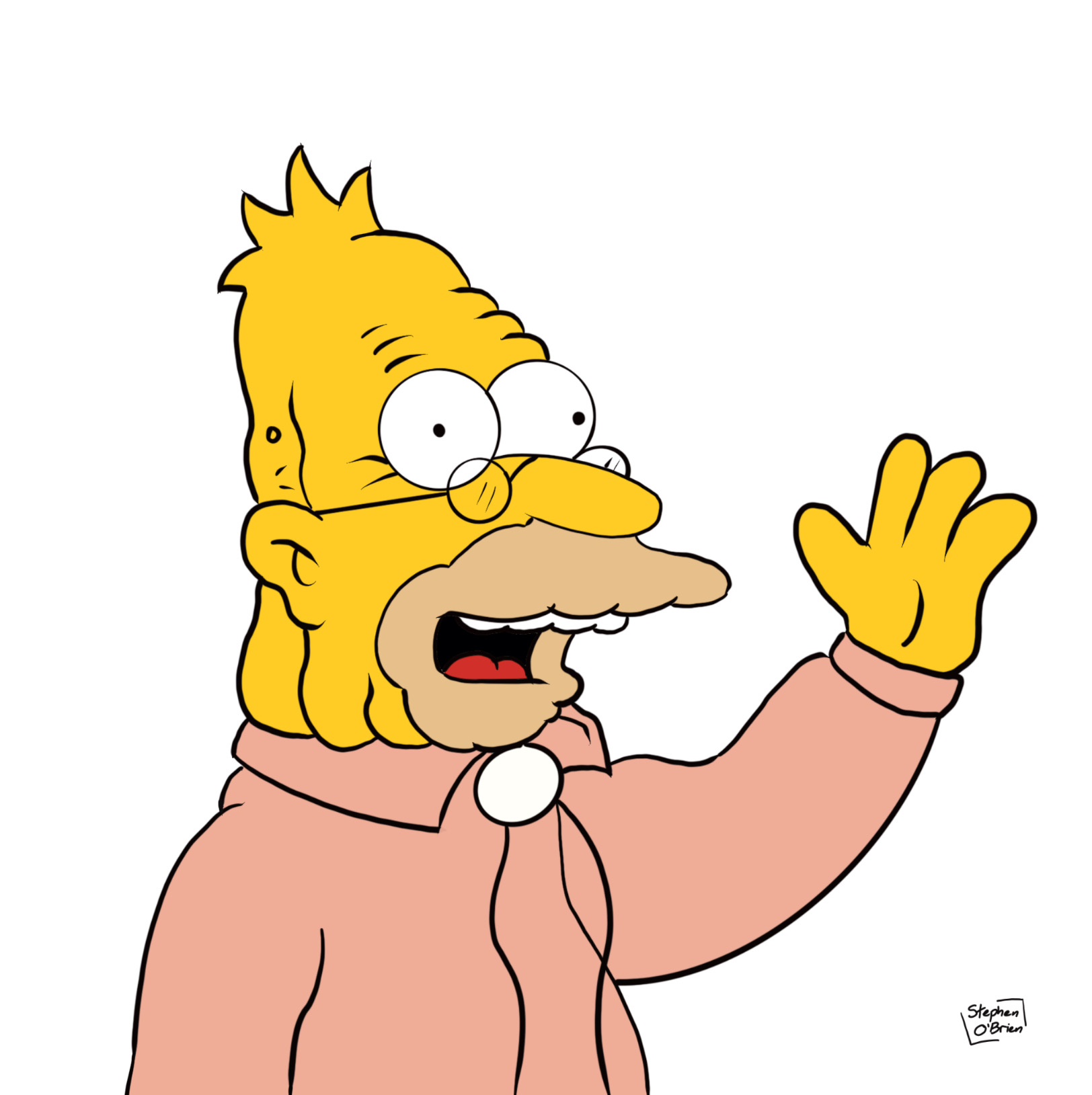 Abraham Jebediah Abe Simpson II (The Simpsons) by StephenOBrien666 on ...