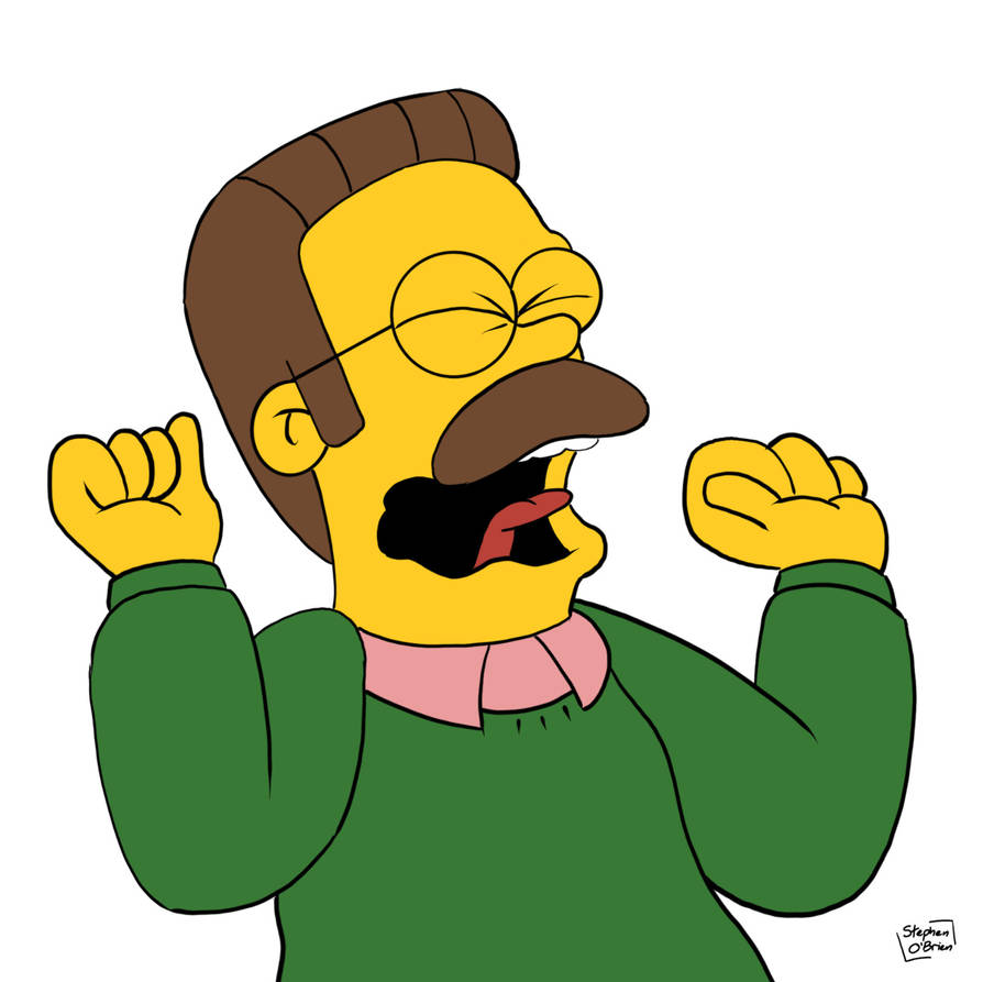 Ned Flanders (The Simpsons) by StephenOBrien666 on DeviantArt