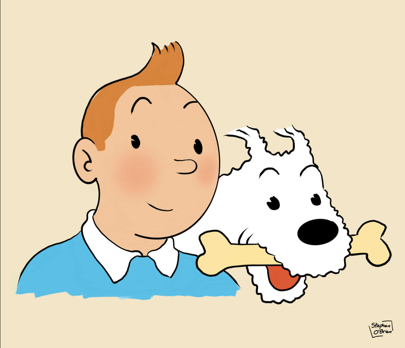 Tintin And Snowy By BaileyDowns On DeviantArt tintin-and-snowy-by-baileydowns-on-deviantart