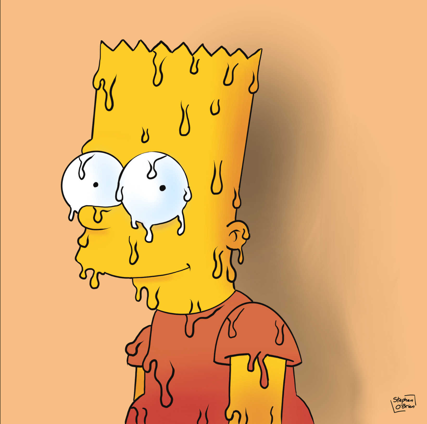 Color Inverted Bart Simpson Bart Simpson Variant. by StephenOBrien666 on DeviantArt