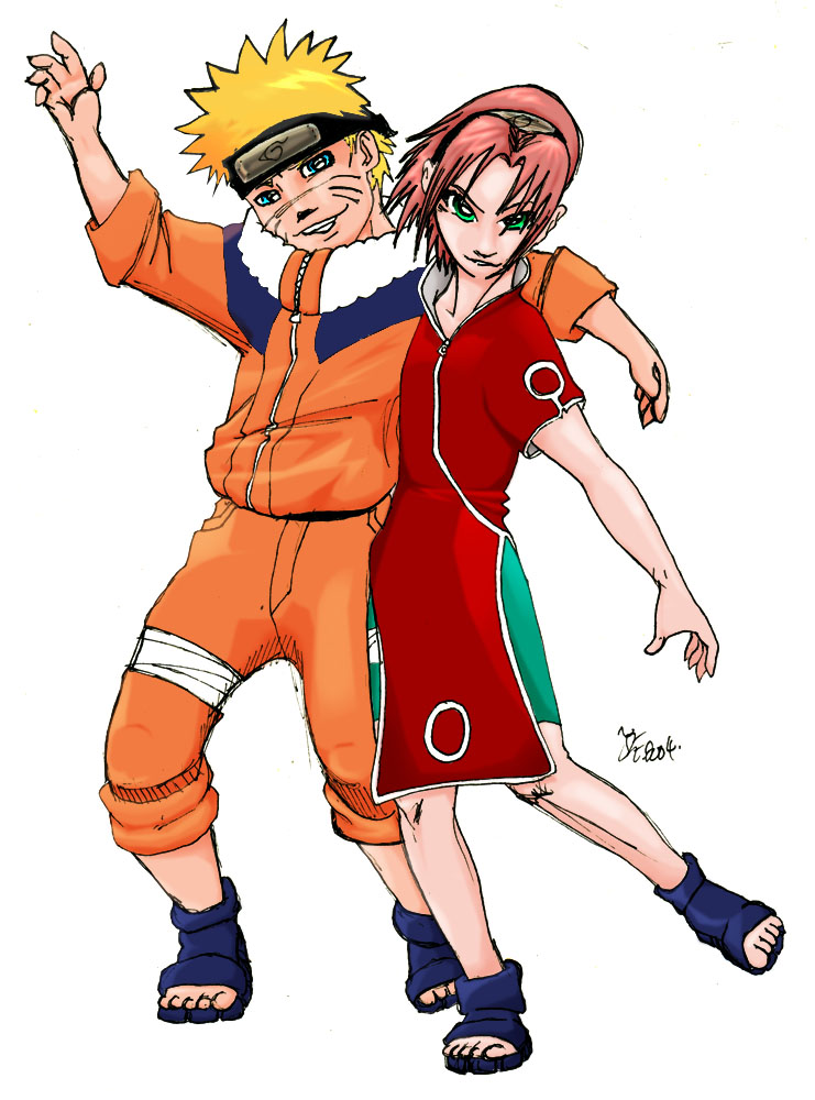 Naruto and Sakura