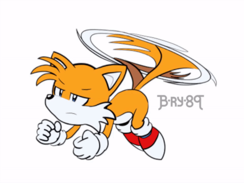 Tails Flying by ryanly64 on DeviantArt