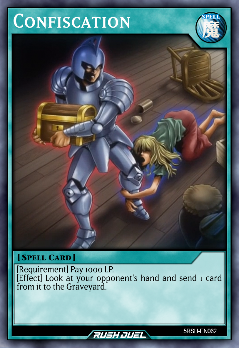 confiscation yugioh card Confiscation | Card Details