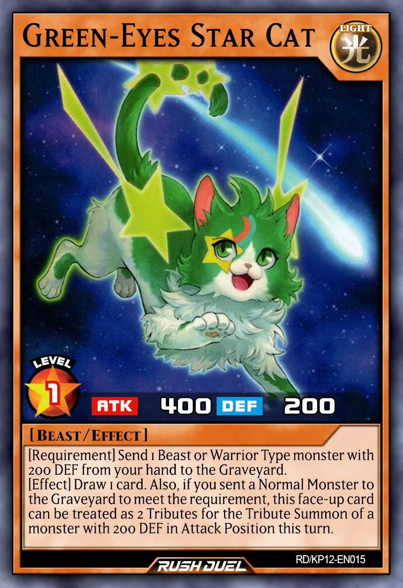 Star Cat Color Green-Eyes Star Cat by Yoshi80 on DeviantArt