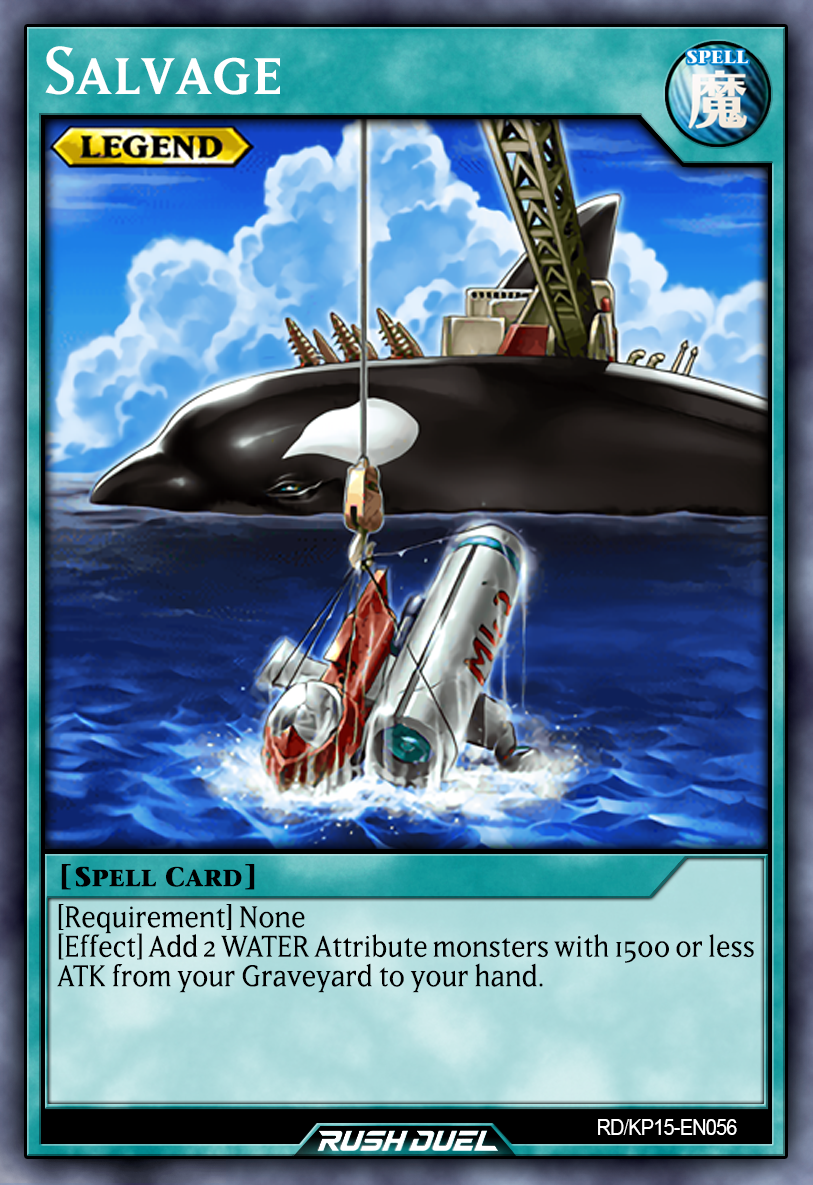 salvage yugioh card - Yu-Gi-Oh! TCG - IOC-096 - 1st Edition - Common Warrior/Effect Salvage by Yoshi80 on DeviantArt