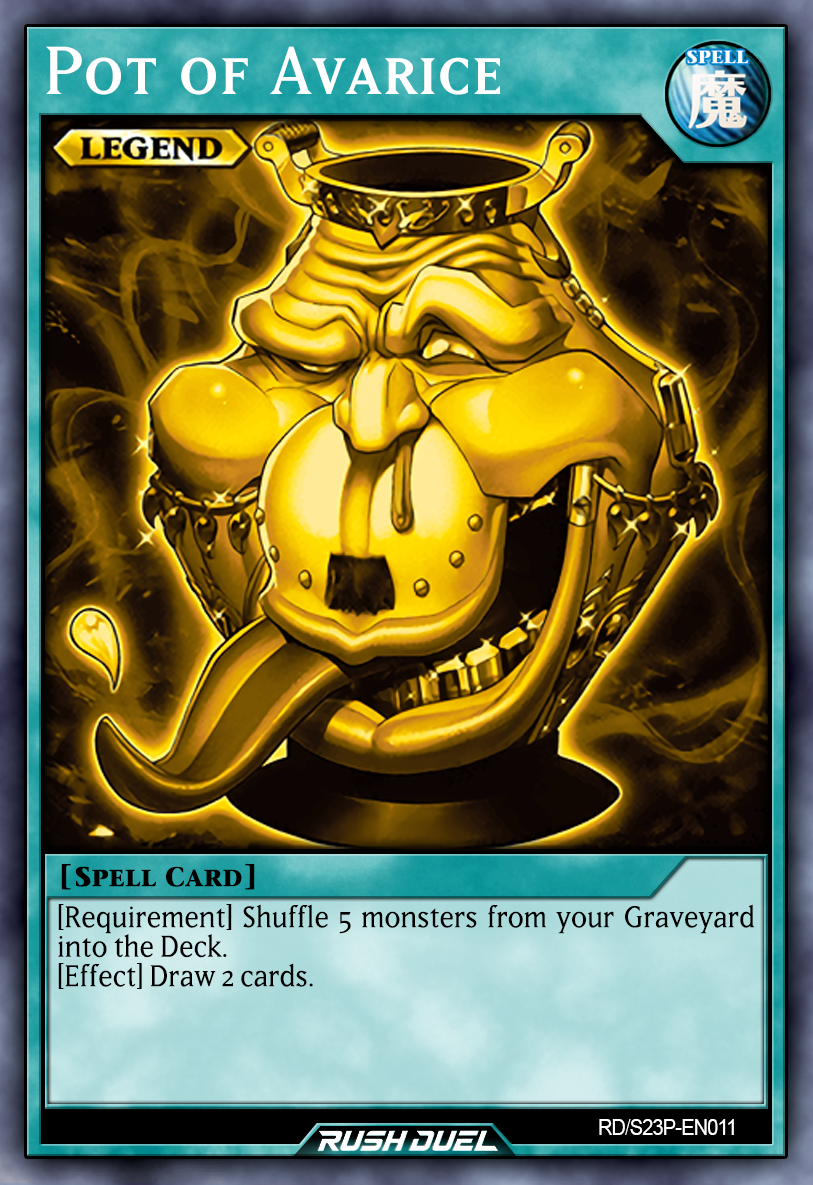 pot of gold yugioh card RC04-AE067 Prosperity (CR) TCG Corner individually numbered metal god card YiGiOh Pot of Extravagance MGED-EN046