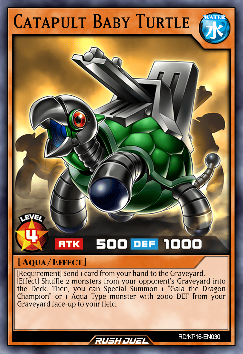 yugioh card catapult turtle Yu-Gi-Oh! Effect Monster Rarity Yugioh Card "Launcher Catapult Turtle"