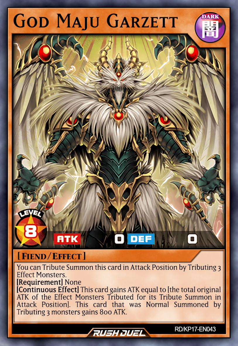 yugioh maju cards Great Garzett DCR-063 Unlimited Edition Rare TCG NM may be 1st or Unlimited Edition God Maju Garzett by Yoshi80