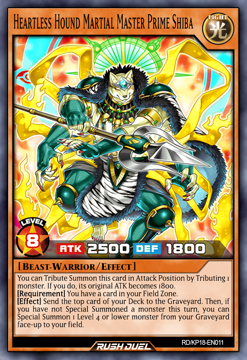 shiba yugioh card Yu-Gi-Oh! Warrior Taro Ultra Rare my daughter and I are