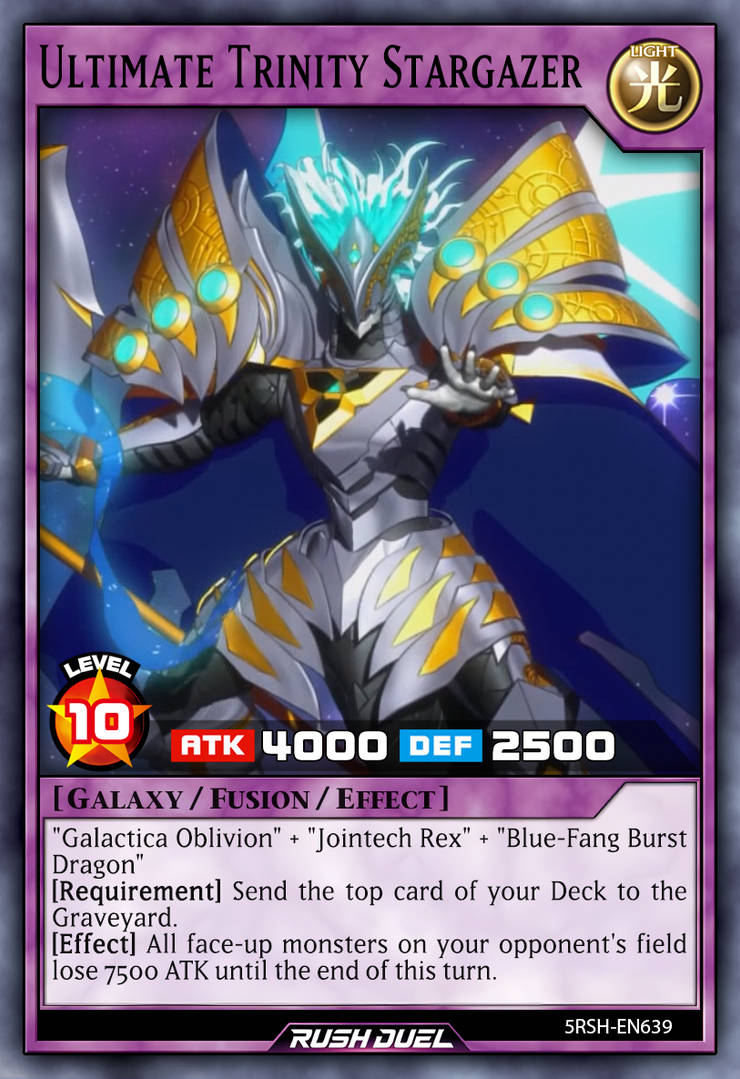 yugioh trinity decks Complete Custom Deck for Yu-Gi-Oh! GX Ultimate Trinity Stargazer by Yoshi80