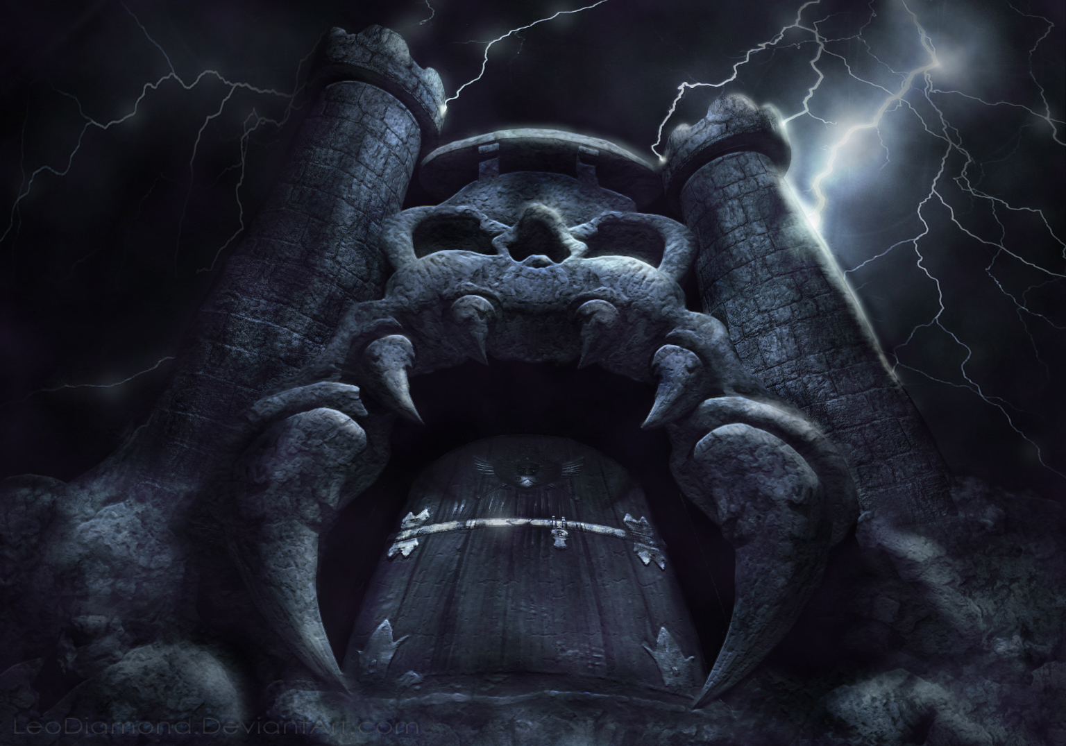 ~Castle GreySkull~ a 3d render